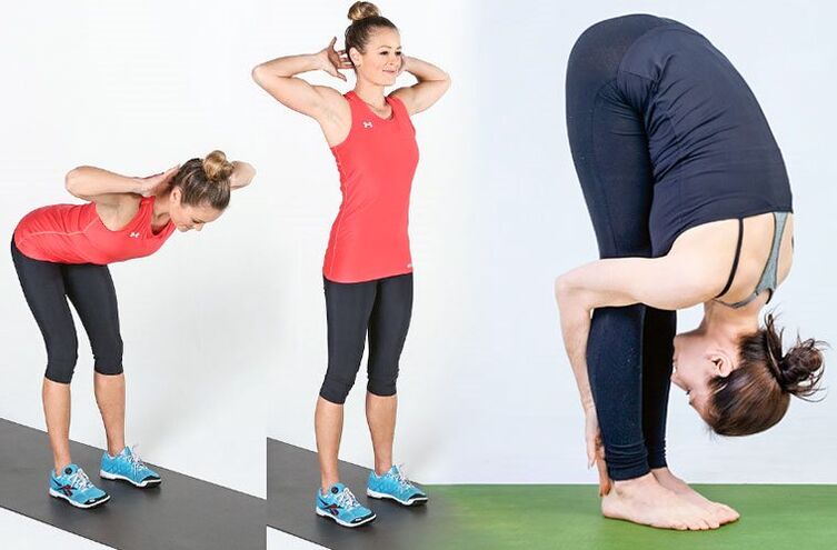 ลำตัวโค้งงอ